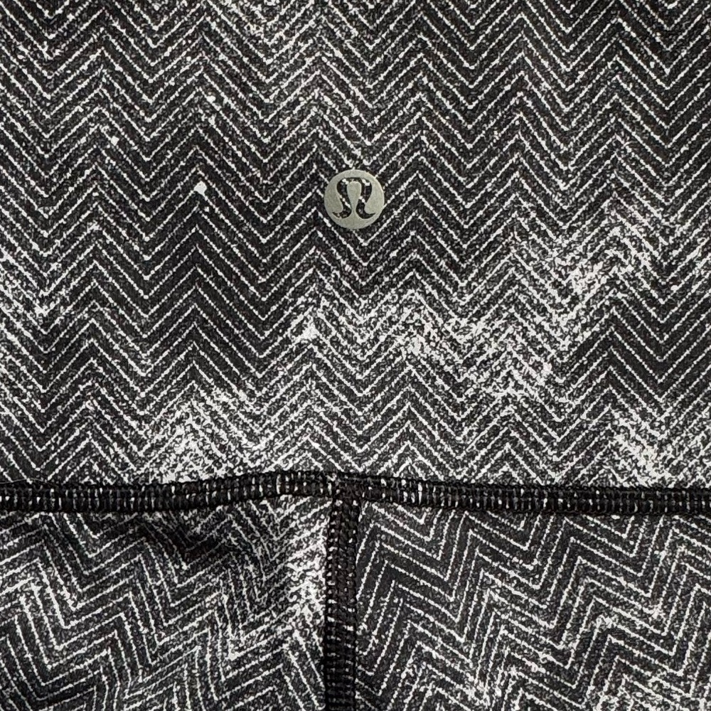 Lululemon Black and White Patterned Leggings